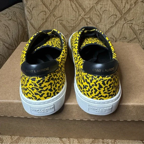 Saint Laurent Yellow Canvas Sneakers Size EU 40 Made in‎ Italy - Picture 5 of 8